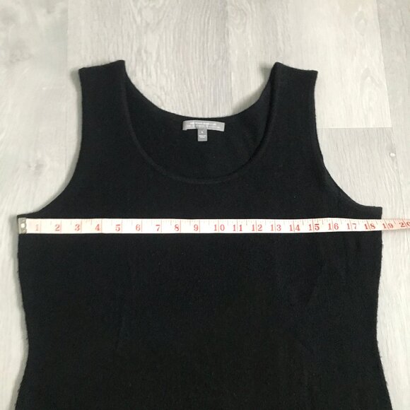 NEIMAN MARCUS WOMENS SWEATER 100% CASHMERE BLACK PULLOVER LARGE - Picture 5 of 8